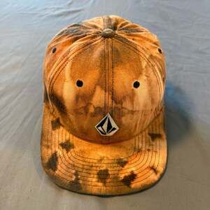 Volcom Flexfit Bleach Wash Baseball Cap L-XL